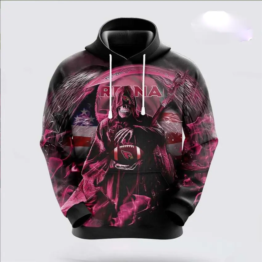 The Death Holding Football Halloween NFL Hoodie Gifts for Fans