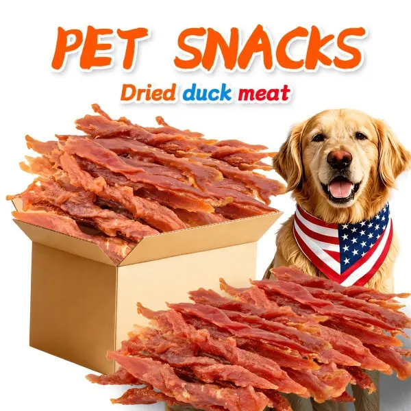 Chicken & Duck Jerky Dog Treats Chewy Sticks for Training All Breeds