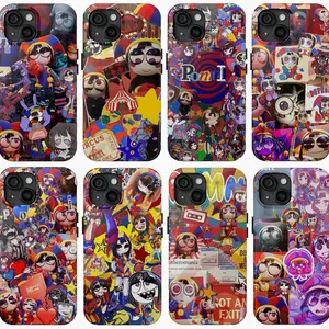 Pomni The Amazing Digital Circus Phone Case, Pomni TADC Gifts Compatible with iPhone 11, 12, 13, 14, 15, 16, 17 & Samsung S22 S23 S24 S26 – check our available sizes