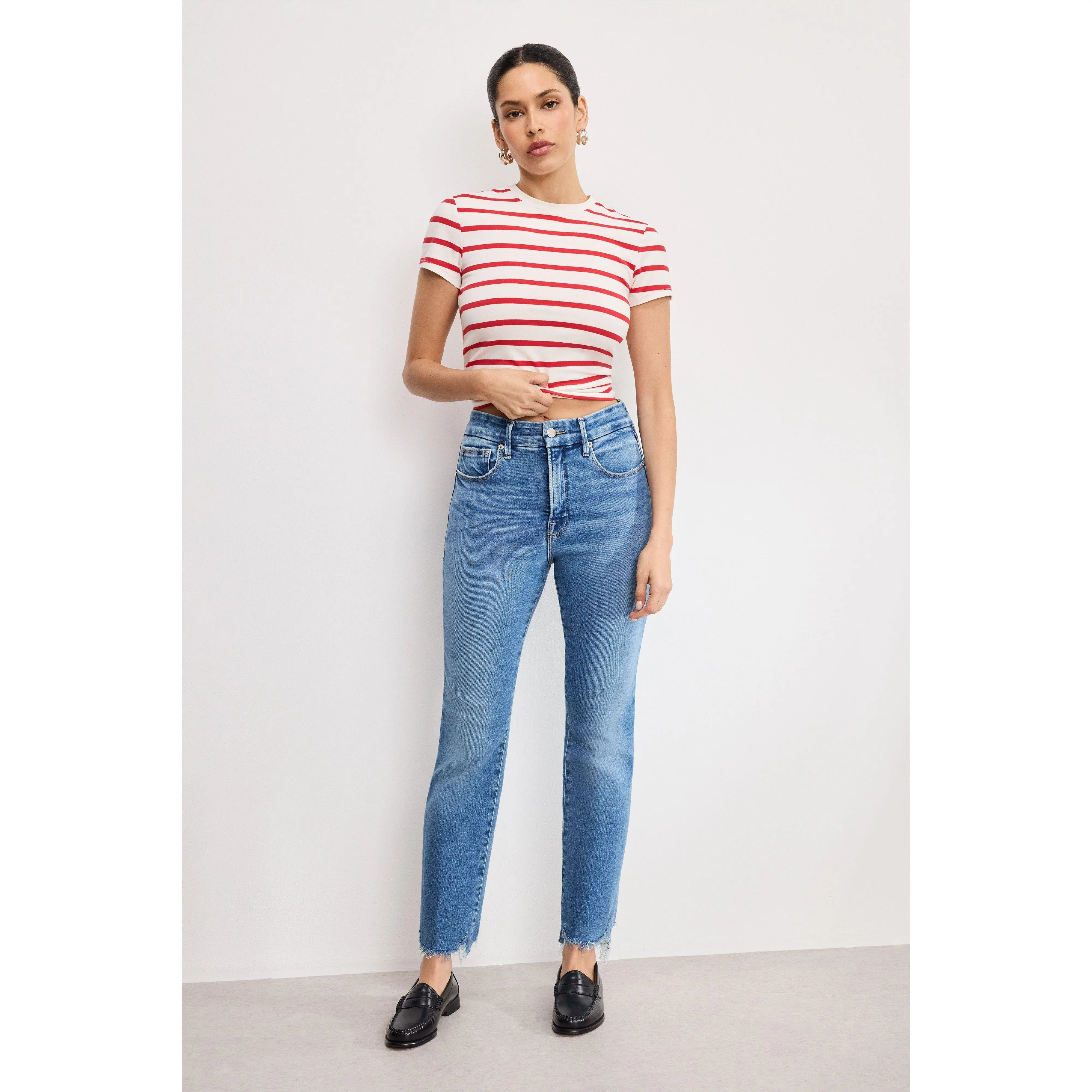 SOFT-TECH GOOD LEGS STRAIGHT JEANS | INDIGO514