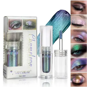 Chameleon Pearlescent Liquid Eyeshadow, 3 Counts/set Long Lasting Shimmering Eyeshadow, High Pigmented Eye Makeup Product