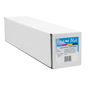 FastPlot Synthetic Canvas - Waterproof - Fine Art 210g - 36 inches x 60 Feet Roll - 2 inches Core