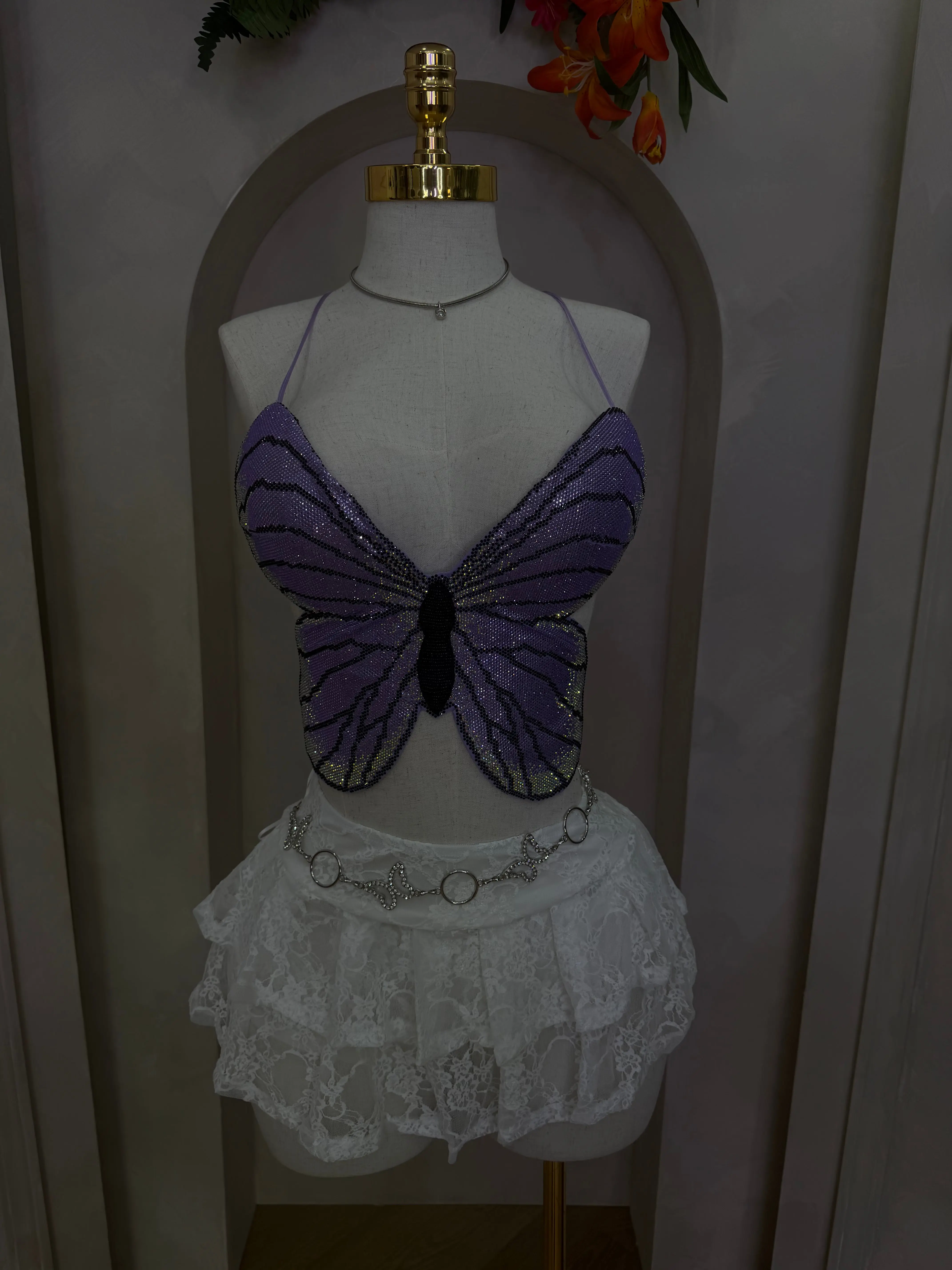 Después de ti butterfly top