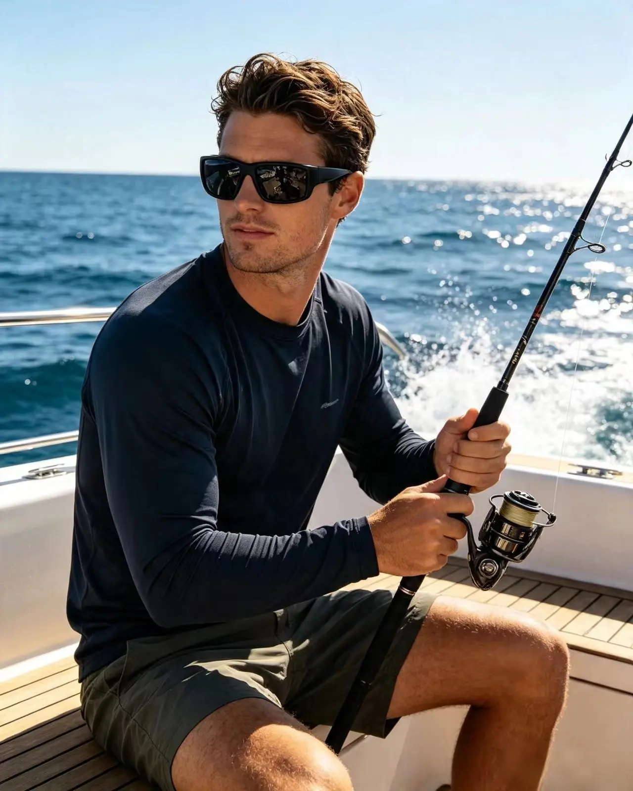 Men's Camouflage Frame Polarized Pro Sunglasses - 100% UVA/UVB Block, Anti-Scratch Lenses, Lightweight, All-Day Comfort for Fishing, Driving
