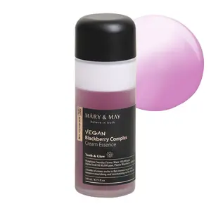 [Mary&May] Vegan Blackberry Complex Cream Essence 140ml, Hydrating & Soothing Essence, Fragrance-Free, Hypoallergenic, Deep Moisture, Anti-Aging, Boost Elasticity, Korean Skincare, Viral Cream Essence