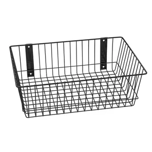 212 MAIN Universal Wire Mesh Basket - 18x12x6 in, Black Home Organizer, Decor-Friendly Organizer Storage for Laundry Room, Large Appliance Parts & Accessories