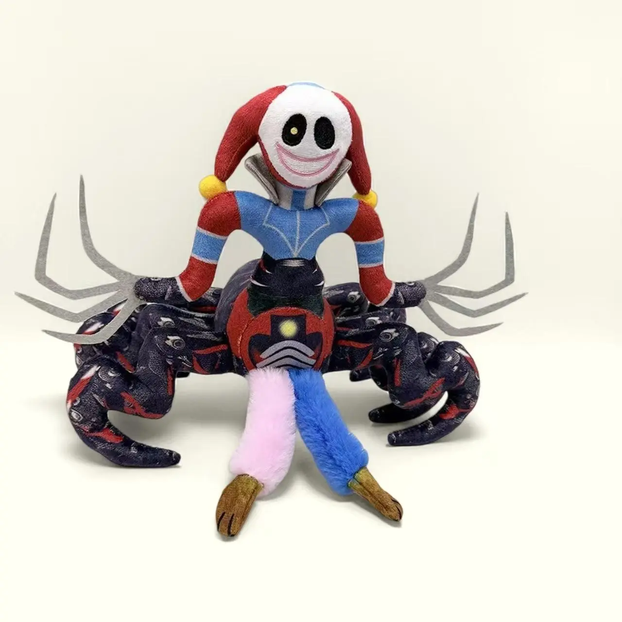 Weird Horror Creature Plush Toys, Spider Jester, Long Braid Girl, Reversible Flip Fidget Doll, Yellow Figure, Long Neck Red Monster, Unique Scary Stuffed Doll for Teen Collectors Bedroom Decor Birthday Gift