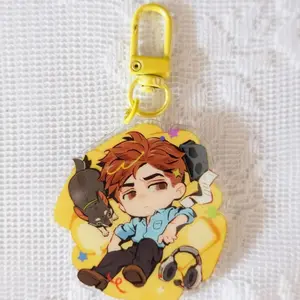 3 ops Different Dispatch Game Acrylic Keychain, Cutest Design NEW Bag Charms