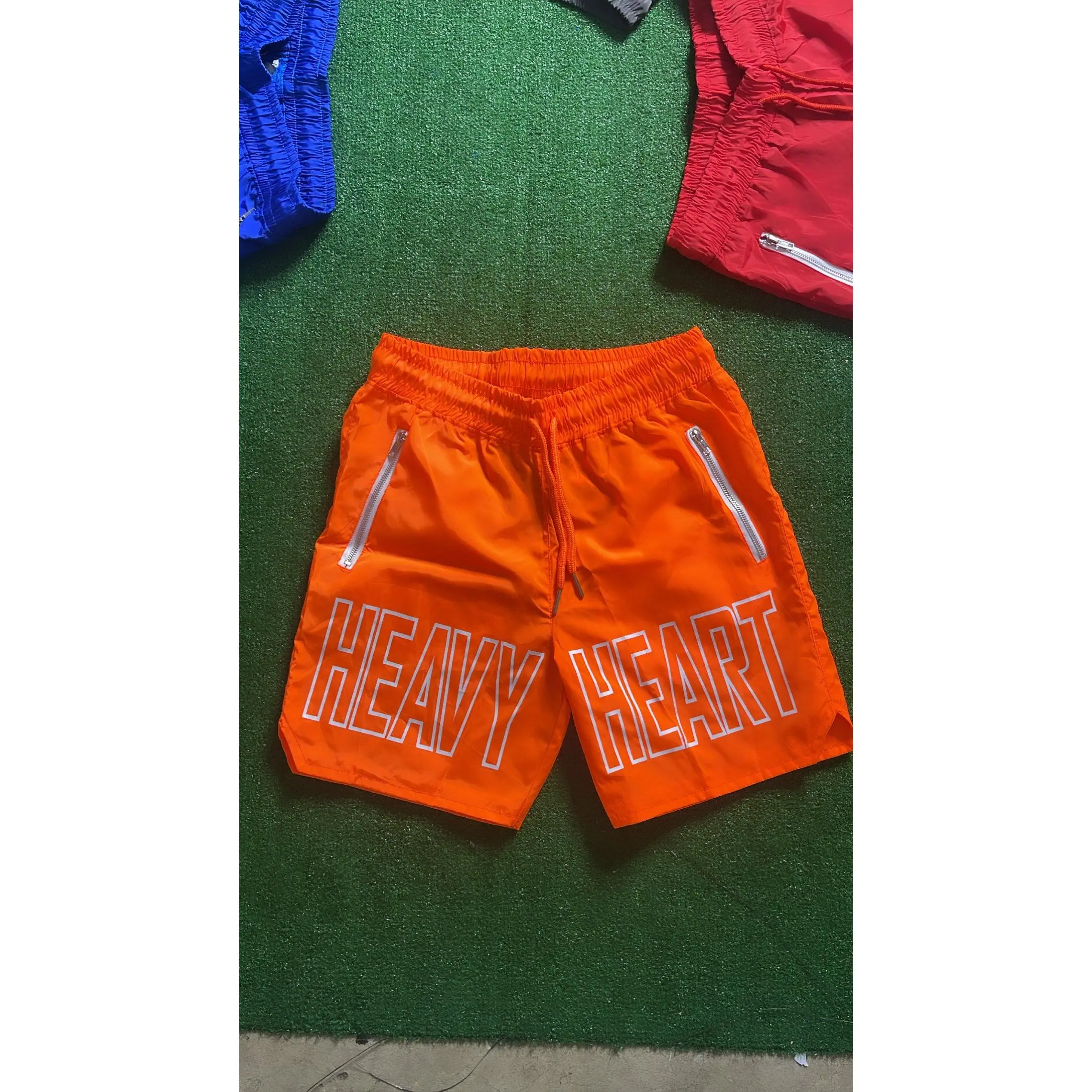 Orange tech Shorts