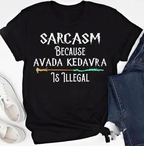 Harry Potter T-shirt, Avada Kedavra Vacation Tshirt, Wizard School Shirt, Vintage 90s Streetwear Graphic Tees, Unisex Top Apparel Womenswear Cotton