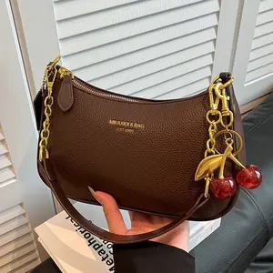 Versatile One Shoulder Crossbody Chain Dumpling Bun Bag