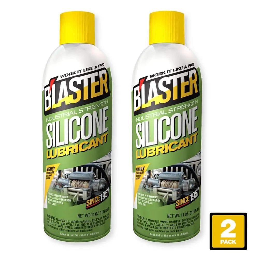 oz.Industrial Strength Silicone Spray (Pack of 2), Canister, Silicone Base, Rustproof
