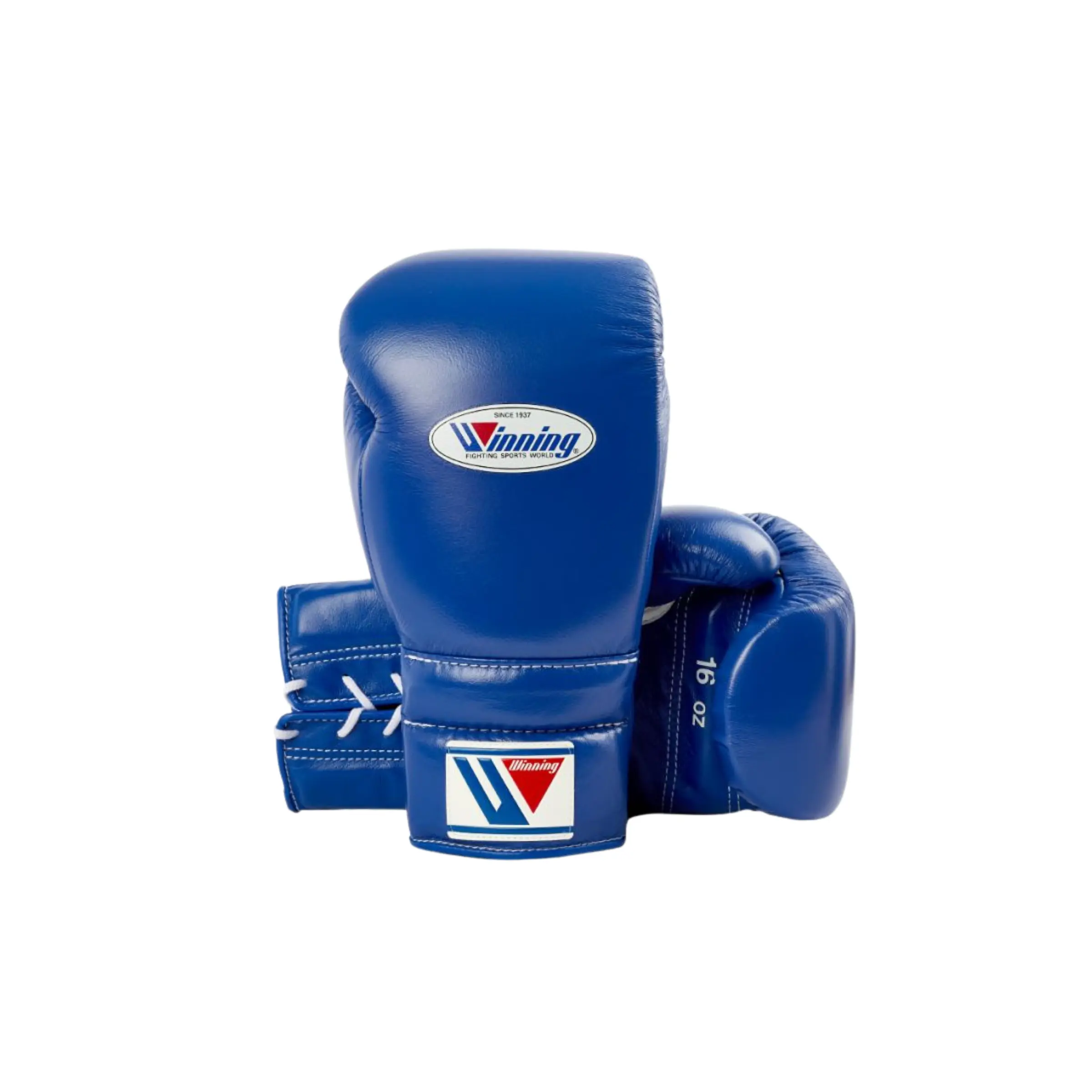 Winning Lace-Up Boxing Gloves Blue