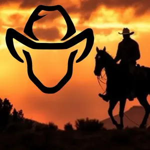 Cowboy Hat Decal - Cow Boy Hat Sticker - Window Decal for Truck - Chevy Ford Dodge Ram Truck Decal - Multiple Colors - Multiple Sizes