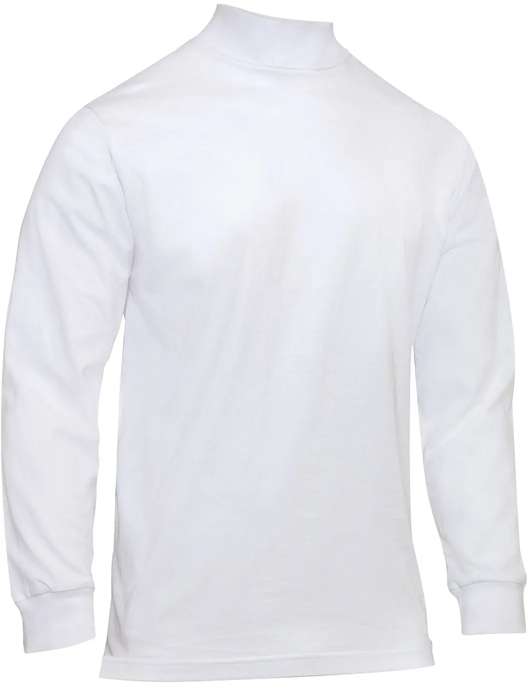 White - Mock Turtleneck Sweater