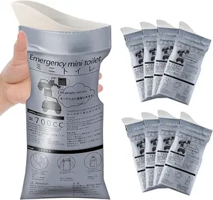 Disposable Emergency Urinal Bag, 8Pack Portable Camping Pee Bags, Travel Pee Bags, Traffic Jam Emergency Portable Urine Bag, Vomit Bags, for Men Women Kids Children Patient