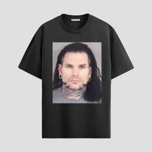 jeff harrdy mugshort shirt, vintage graphic wrestling shirt for men