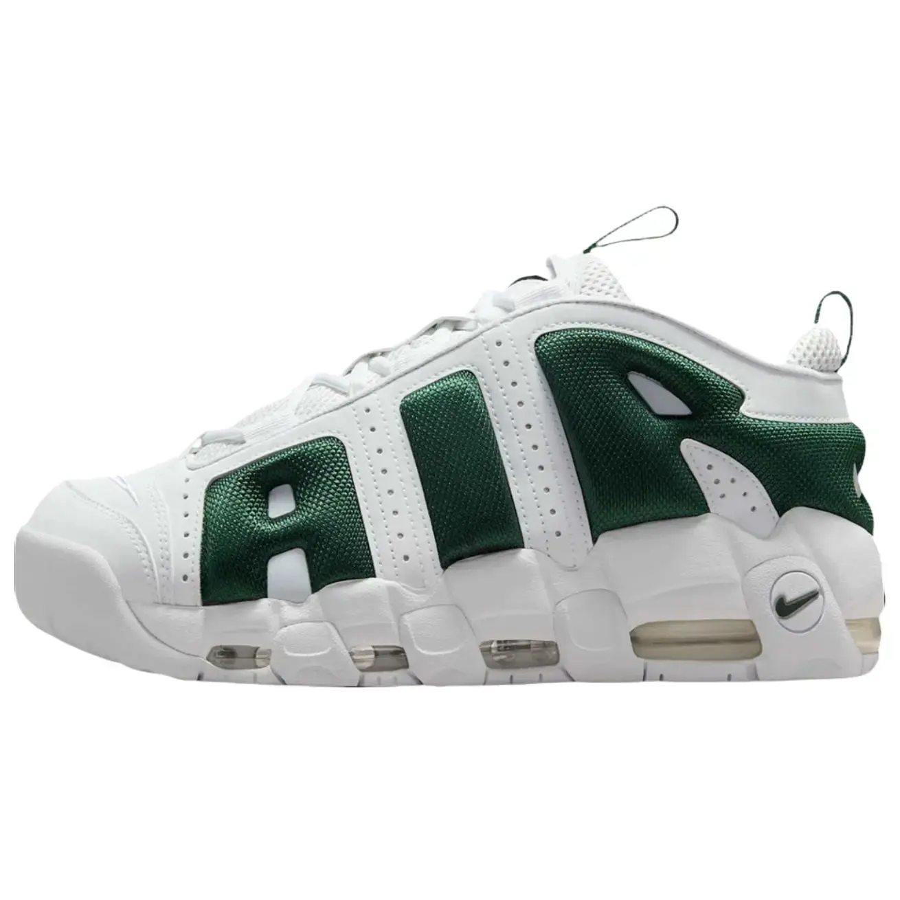 NIKE Men's Air More Uptempo Low 'White Fir' Athletic Sneaker - Suitable for Sports Training