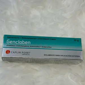 Caplin Point Gencloben Tubes Cream 30g for Face and Body Moisturizer Comfortable Texture Daily Versatile Application