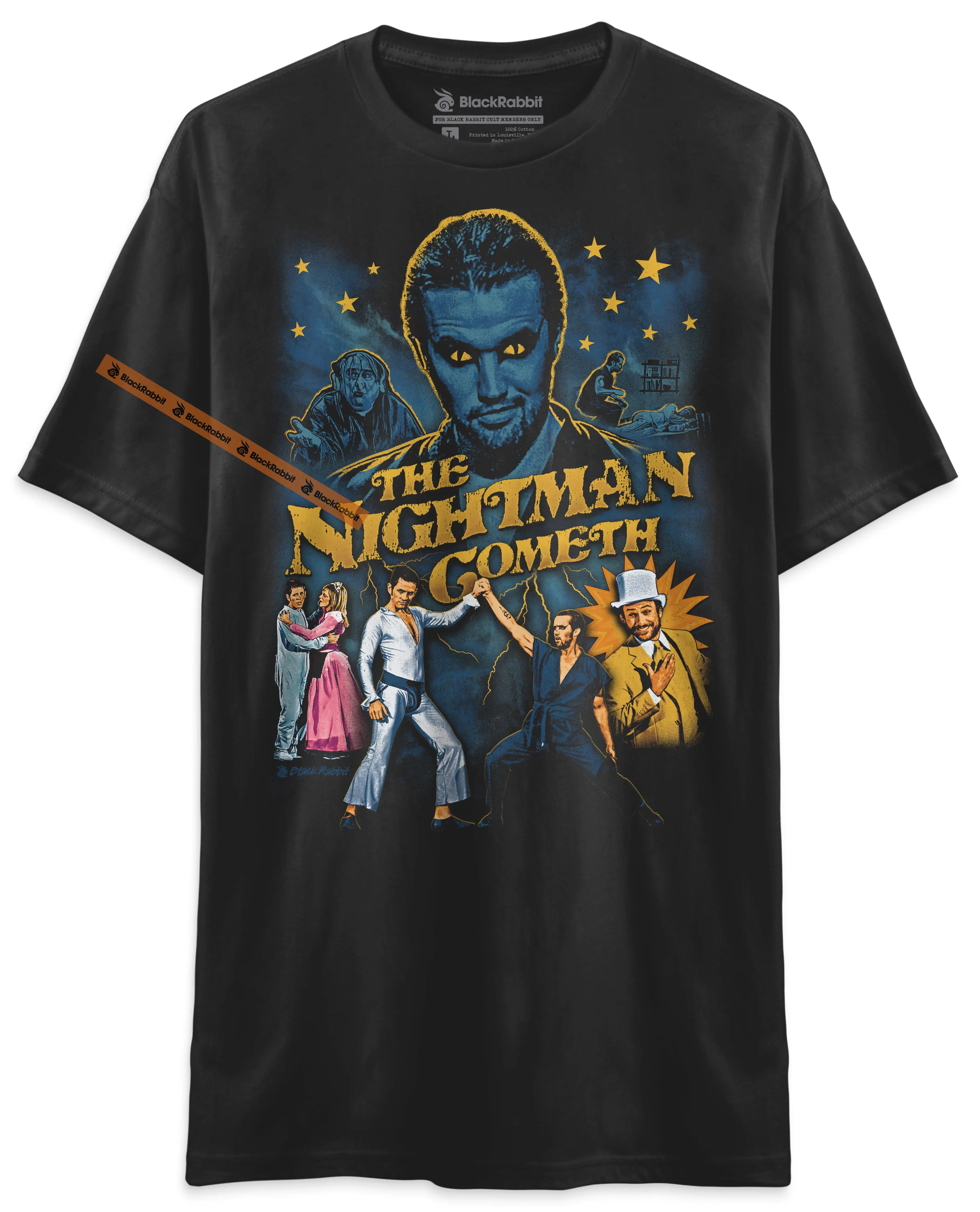 BLACK RABBIT It's Always Sunny In Philadelphia The Nightman Cometh Retro Vintage Unisex Classic T-Shirt
