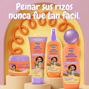 Ricitos de Oro Haircare Shampoo - Curls & Waves Cleanser with Organic Coconut Oil, Nourishing, Hydrating, Smooth, Hypoallergenic, 16.9 fl oz