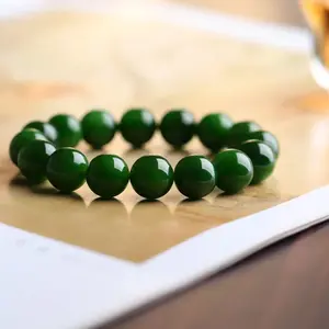 (SJ)--Lkc crystal Semi-finished Non-natural Green Jasper Stone