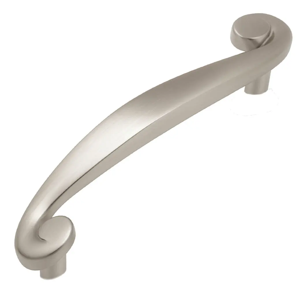 Cosmas 776SN Satin Nickel Swirl Cabinet Pull