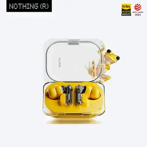 Nothing Ear (a) Wireless Earbuds with ChatGPT Integration, 45dB Hybrid Noise Cancelling Earbuds, Hi-Res Audio, Advanced Equaliser, Dual Connect, 6 Mics,42.5H Playtime Ear buds Wireless Bluetooth