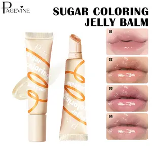 Glossy Jelly Lip Balm with Glossy Shine, Hydrating & Moisturizing Lip Care, Double-Locking Leak-Proof Design,Color-Enhancing,Natural Shine and Color Enhancement.