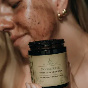 Invigorate Coffee & Raw Honey Scrub