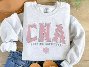 CNA Sweatshirt Nursing istant, CNA Shirt, Certified Nursing istant Crewneck, CNA Sweater, Cna Nurse Gift for Nursing istant Cotton Menswear