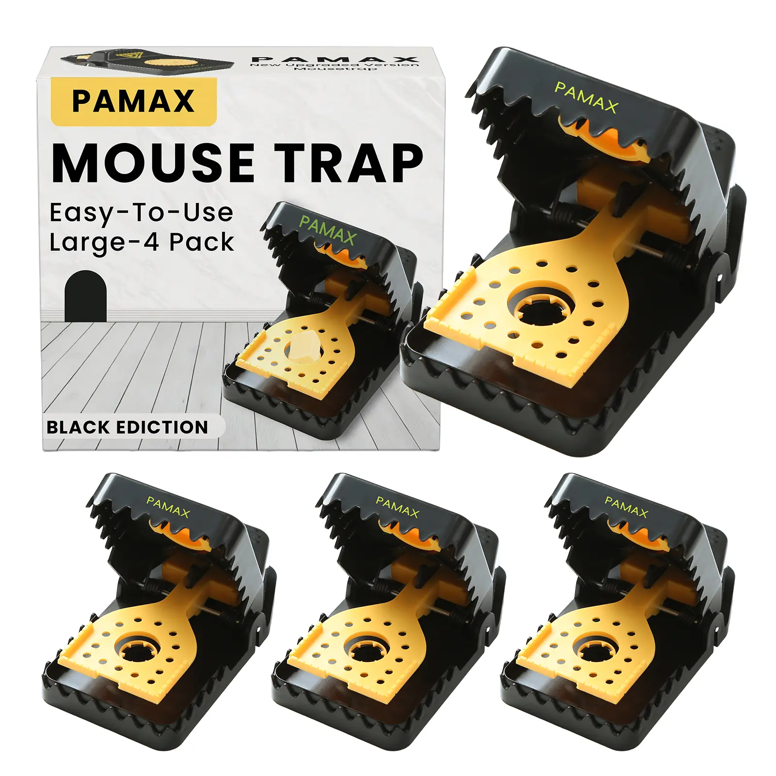 PAMAX Household daily necessities, household items, clips Mouse Glue Traps Mouse Rat Deterrent.