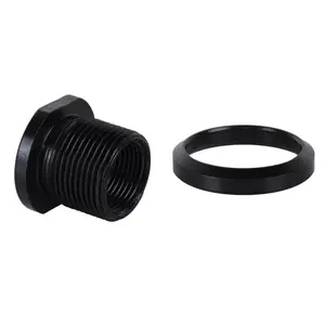 Thread Protector, 1/2 x 28 Convert to 5/8x24 with Crush Washer Steel (3pack)
