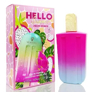 Hello Summer Fruit Punch Perfume Women's Eau de Parfum 100ml Tropical Floral Cologne Pitaya Fruity Fragrance