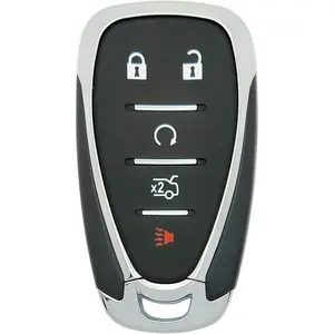 5 Button Replacement Key Fob Fob Shell fit for Chevy Malibu Camaro Cruze Traverse Sonic Volt Bolt Equinox Spark Keyless Entry Key Shell