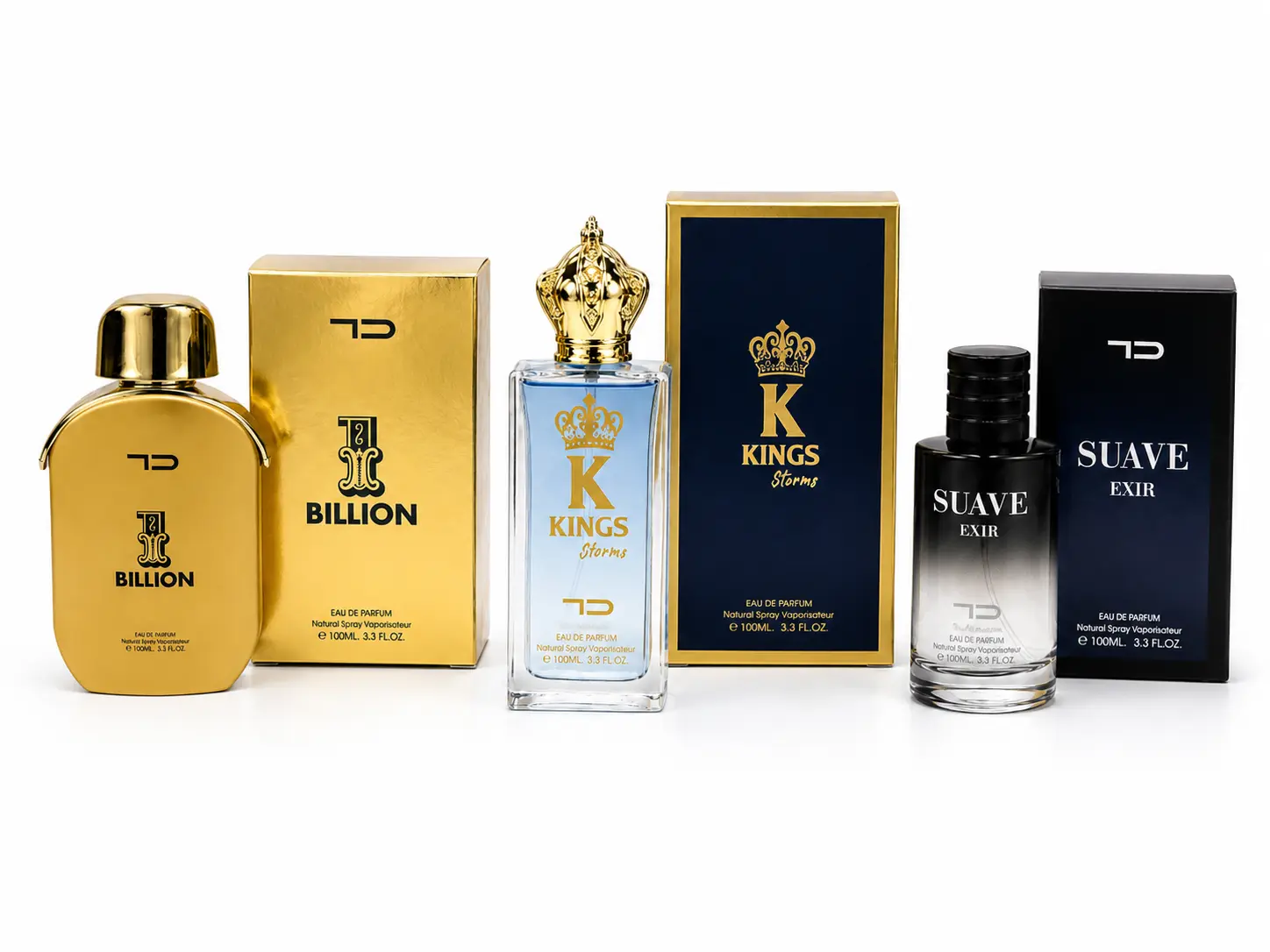 Premium Men's 3-Piece Eau de Parfum Gift Set | Long-Lasting Cologne Collection | Luxury Fragrance Gift for Men