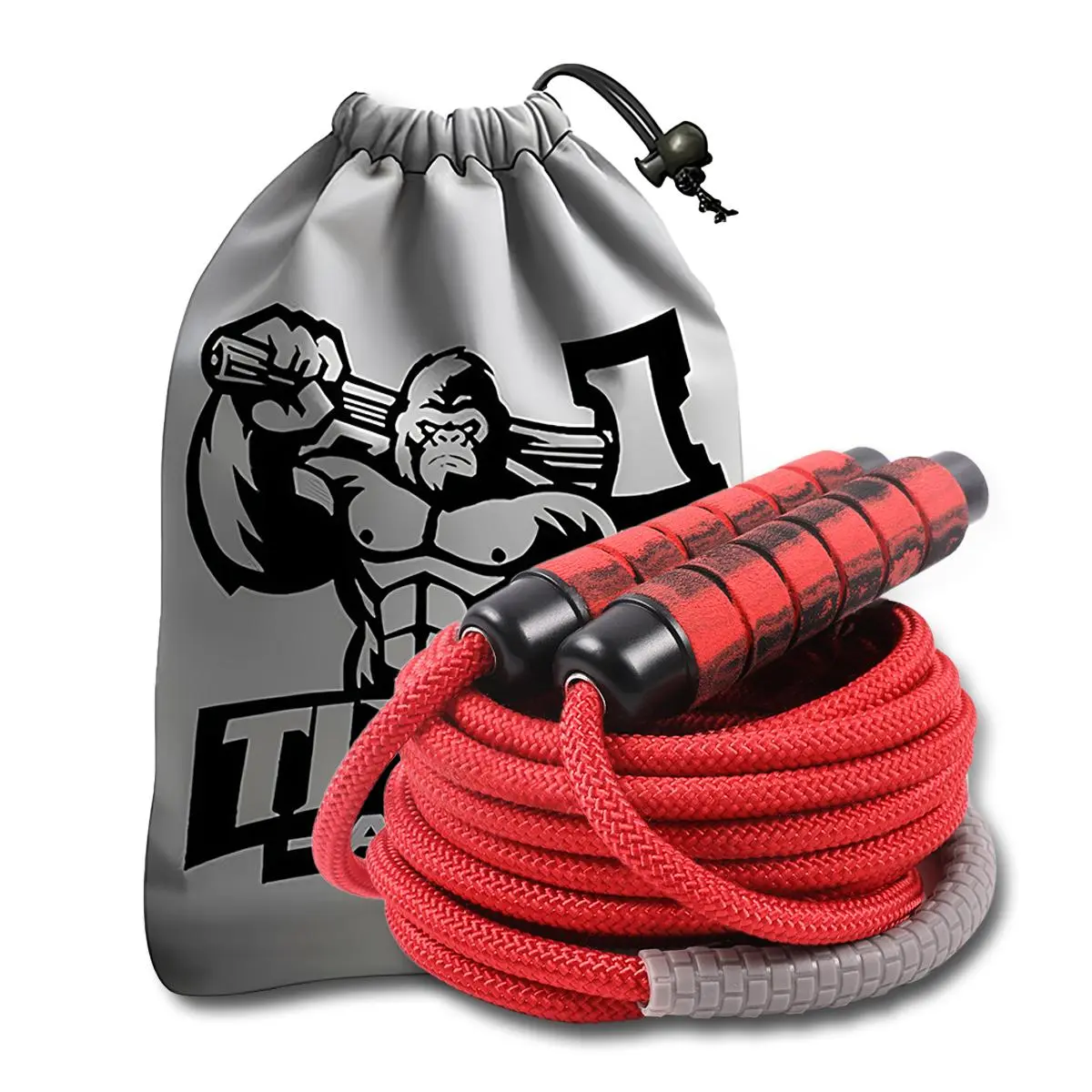 Adjustable Skipping Rope with Storage Bag, 1 Count Jump Rope with Foam Handle, Fitness Equipment for Home Gym Workout, Training Equipment, Adjustable Ropes, Exercise Equipment