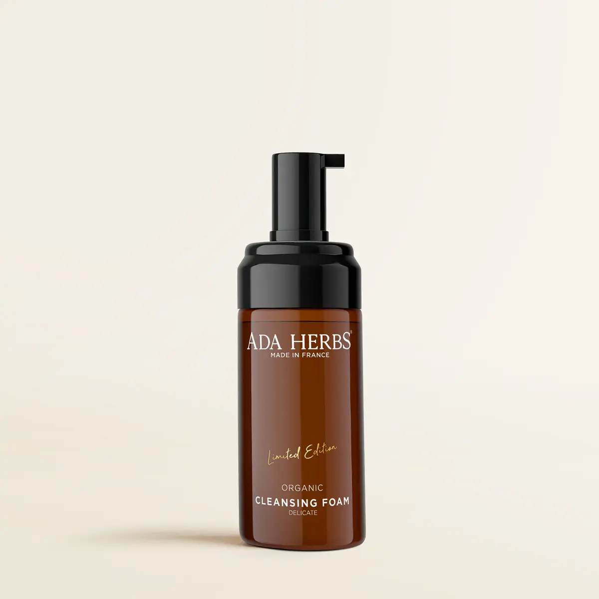 ADA HERBS Organic Cleansing Foam with Honey Propolis & Witch Hazel for All Skin Types Gentle Purifying Hydrating Toning Balancing Made in France