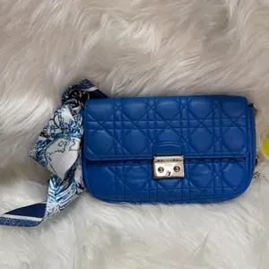 Pre-owned Dior calfskin Shoulder Bags Christian Cannage Miss Flap Shoulder Bag