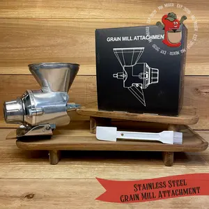 Grain Mill Attachment (Stainless Steel)