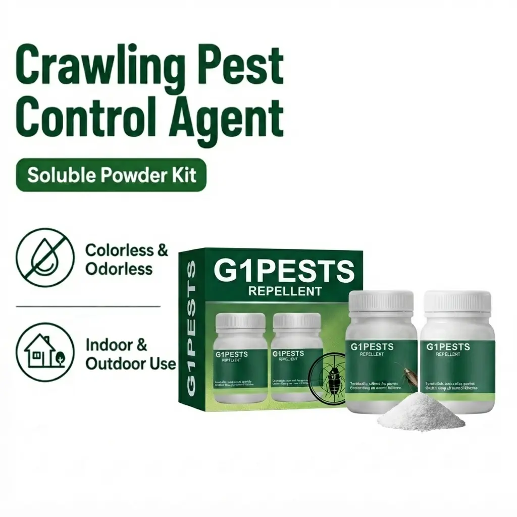 Indoor-Outdoor Pest Repellent Agent - Repels 40+ Pests (Roaches, Ants, Spiders, Bed Bugs), Pet Safe When Used as Directed, Mixes to 1 Gal