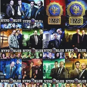 NYPD Blue: The Complete Iconic Series DVD Set, Seasons 1-12, New York City NYPD Detectives, Includes All Episodes Reliable Quality