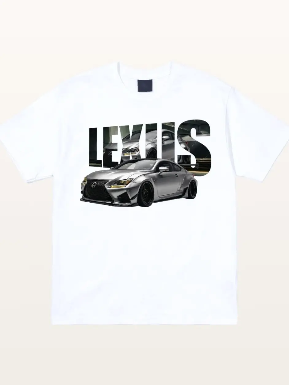 Lexus RC F Overlay Emblem Art T-shirt Sweatshirt Hoodie, Car Enthusiast and Fans Gift