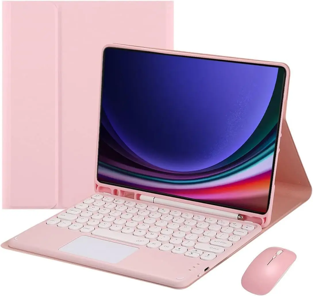 Magnetic Bluetooth Keyboard and Mouse Combo for iPad - Portable Tablet Accessory for Fans of Cordless Setup, with iPad Stable Powerful Cordless Connection & Magnetic Design Convenience, Accessories