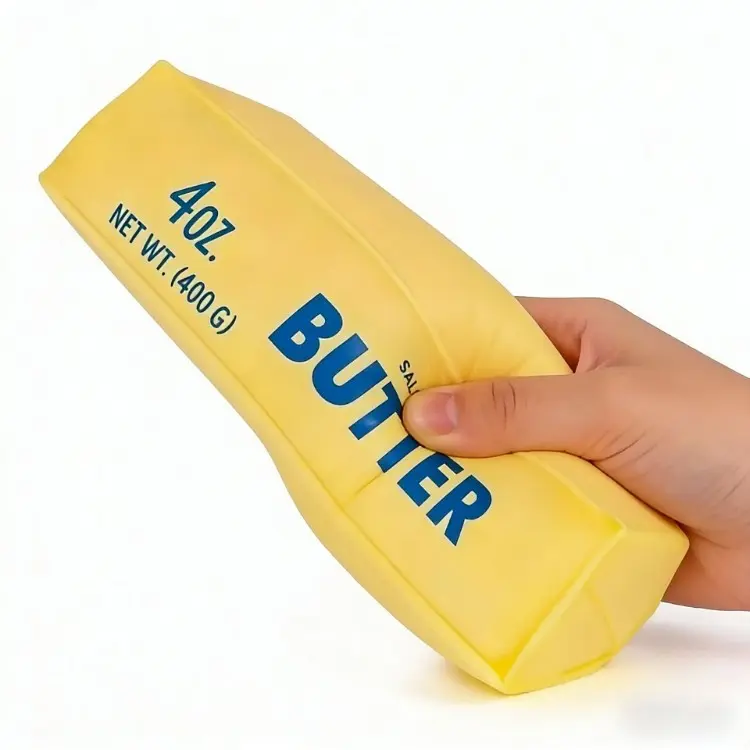 4oz Butter Squishy Realistic Butter StickSqueeze Soft Fidget for Anxiety & SensoryRelief