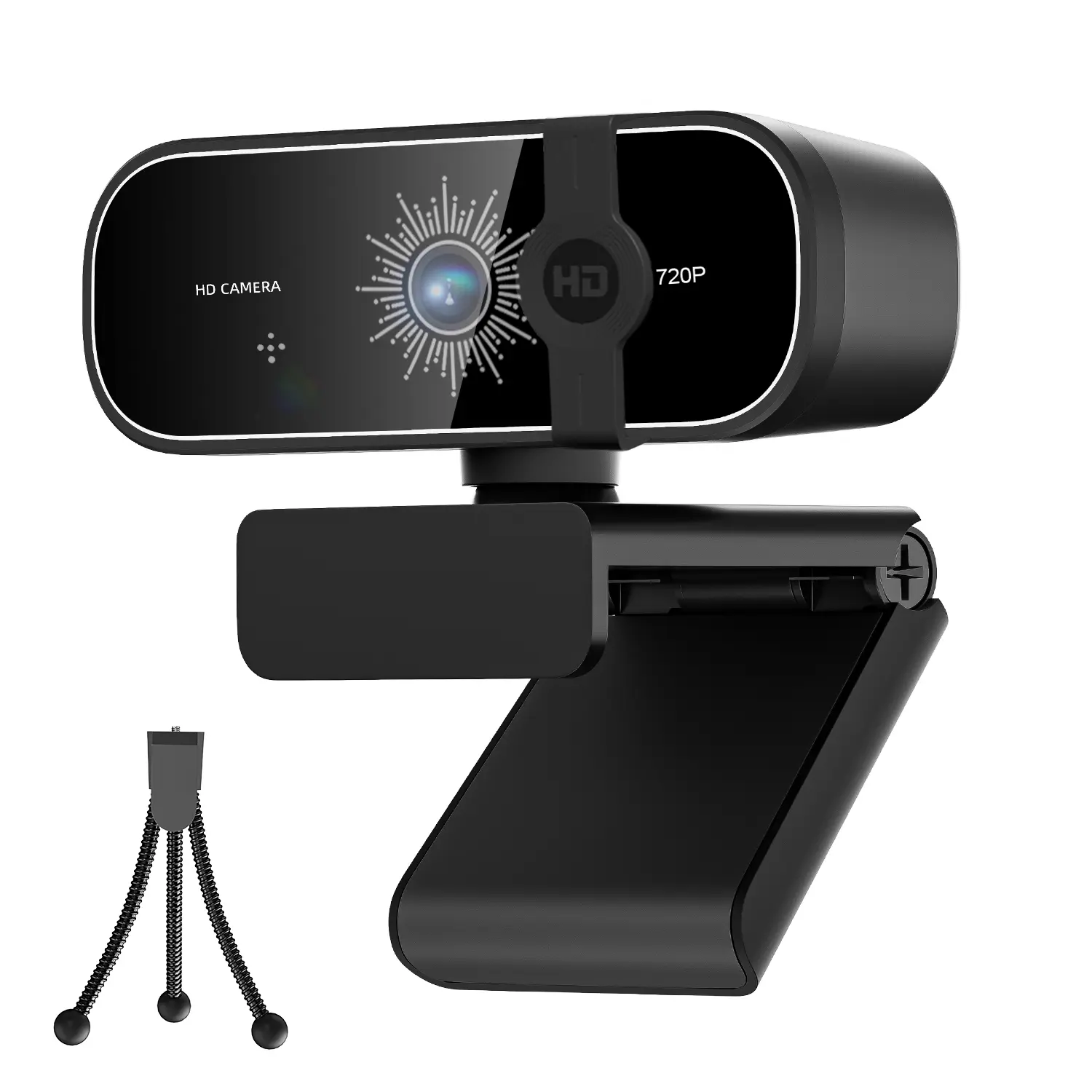 Streaming Webcam with Microphone, USB Camera with Privacy Cover and Tripod, Computer Web Camera for YouTube, Gaming, Live Streaming and Content Creation