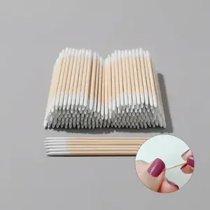 Wooden Nail Clean Up Sticks, 200pcs Precision Nail Polish Removal & Cleaning Tool, DIY Nail Art Supplies for Home Salon Use