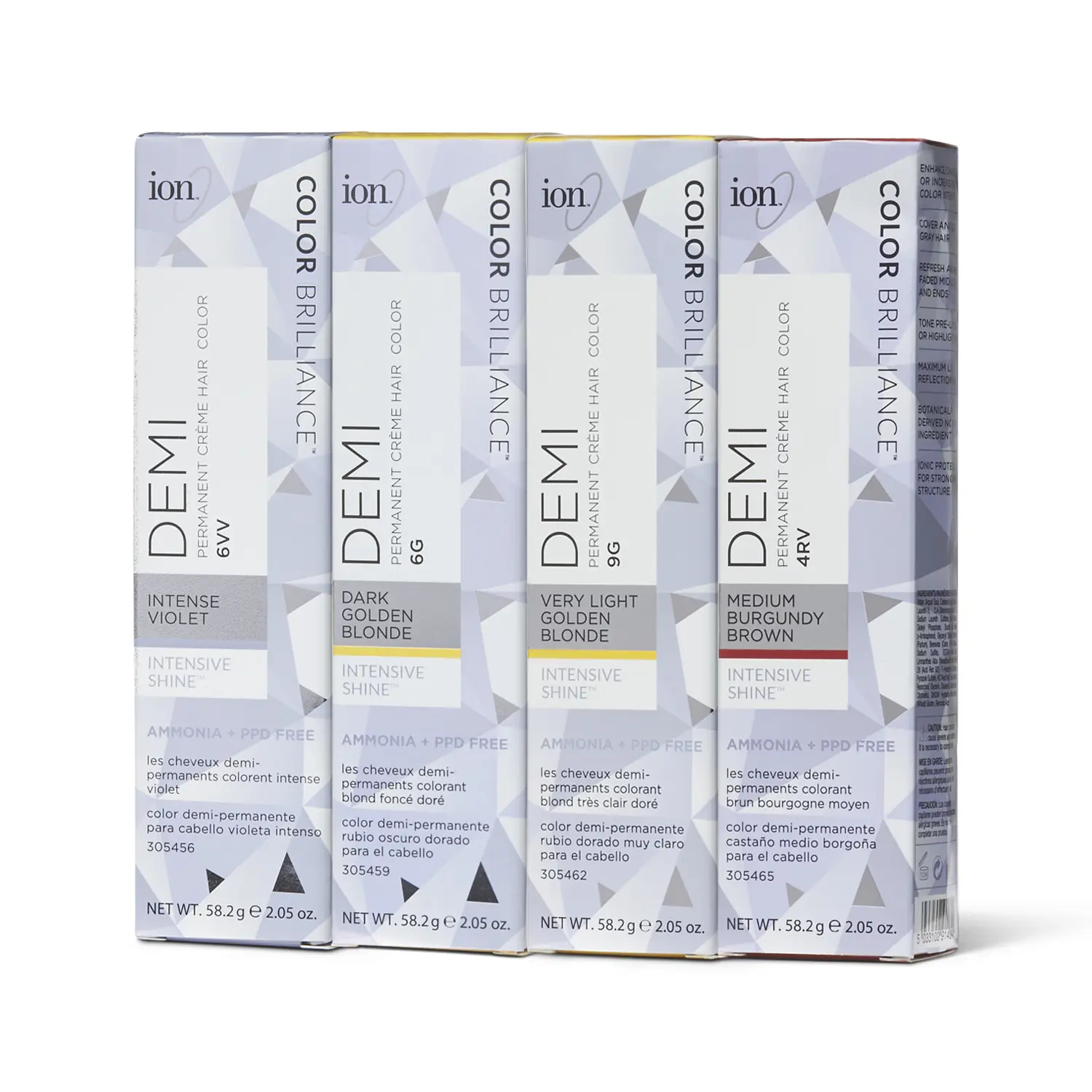 Ion Intensive Shine Demi Permanent Crème Hair Color Ion Intensive Shine Demi Permanent Crème Hair Color