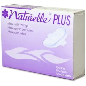 Impact Products  Naturelle Plus Sanitary Napkins, White