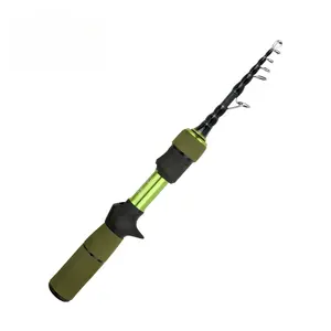 Telescopic Ultralight Spinning Casting Fishing Rod |     1.5m/1.68m/1.8m Carbon Fiber UL BFS Rod for Freshwater Bass Trout Panfish
